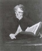 Edouard Manet Man Reading painting